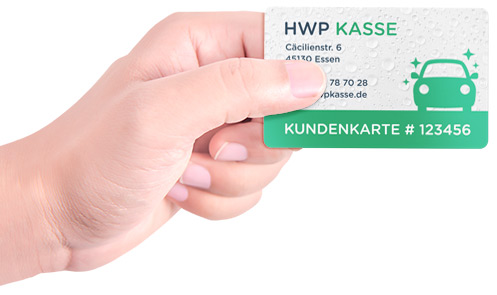 HWP KASSE Kassensystem NFC RFID Kundenkarte